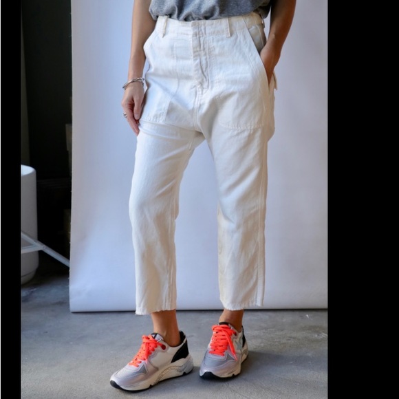 Nili Lotan Luna pant Eggshell - Picture 1 of 5